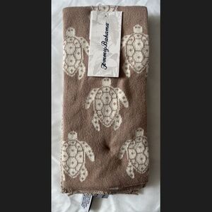 TOMMY BAHAMA KITCHEN TOWELS (3) SEA TURTLES DIAMONDS GROWN CREAM KNIT NWT